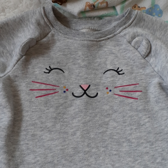 jumping beans Other - Jumping Beans Babies Grey Cat Sweatshirt Size 18M